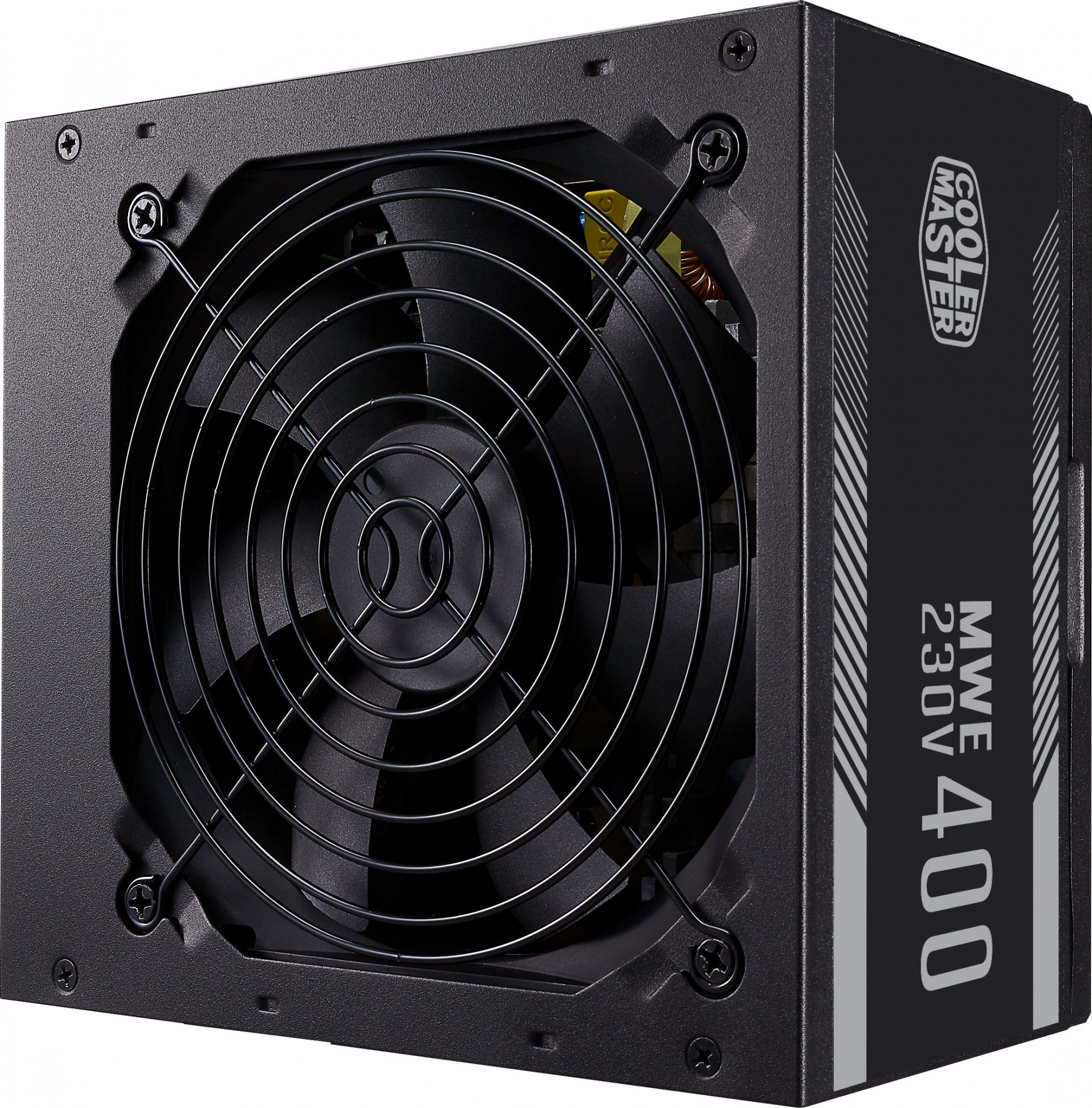 Картинка - Блок питания 400 Ватт Cooler Master MWE 400W White 230V - V2 (MPE-4001-ACABW-EU)