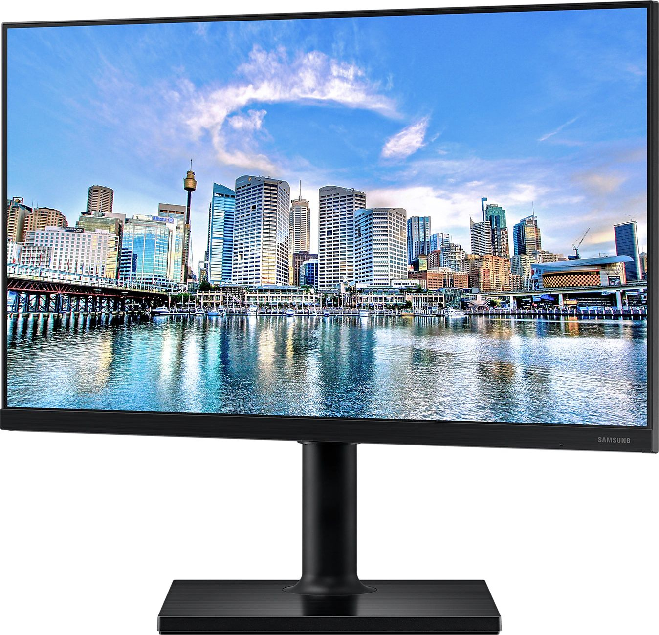 Картинка - Монитор Samsung 27" LF27T450FQRXEN черный IPS LED 16:9 HDMI полуматовая HAS Pivot 250cd 178гр/178гр 1920x1080 DisplayPort FHD USB 4.6кг (RUS)