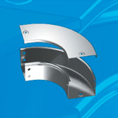 Dkc 38005 Крышка на угол CPO 90 горизонтальный 90° осн.300