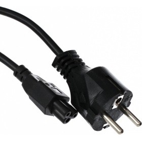Кабель питания для ноутбуков 1.8m, 3-pin, с заземлением, 220V (Европейский стандарт)