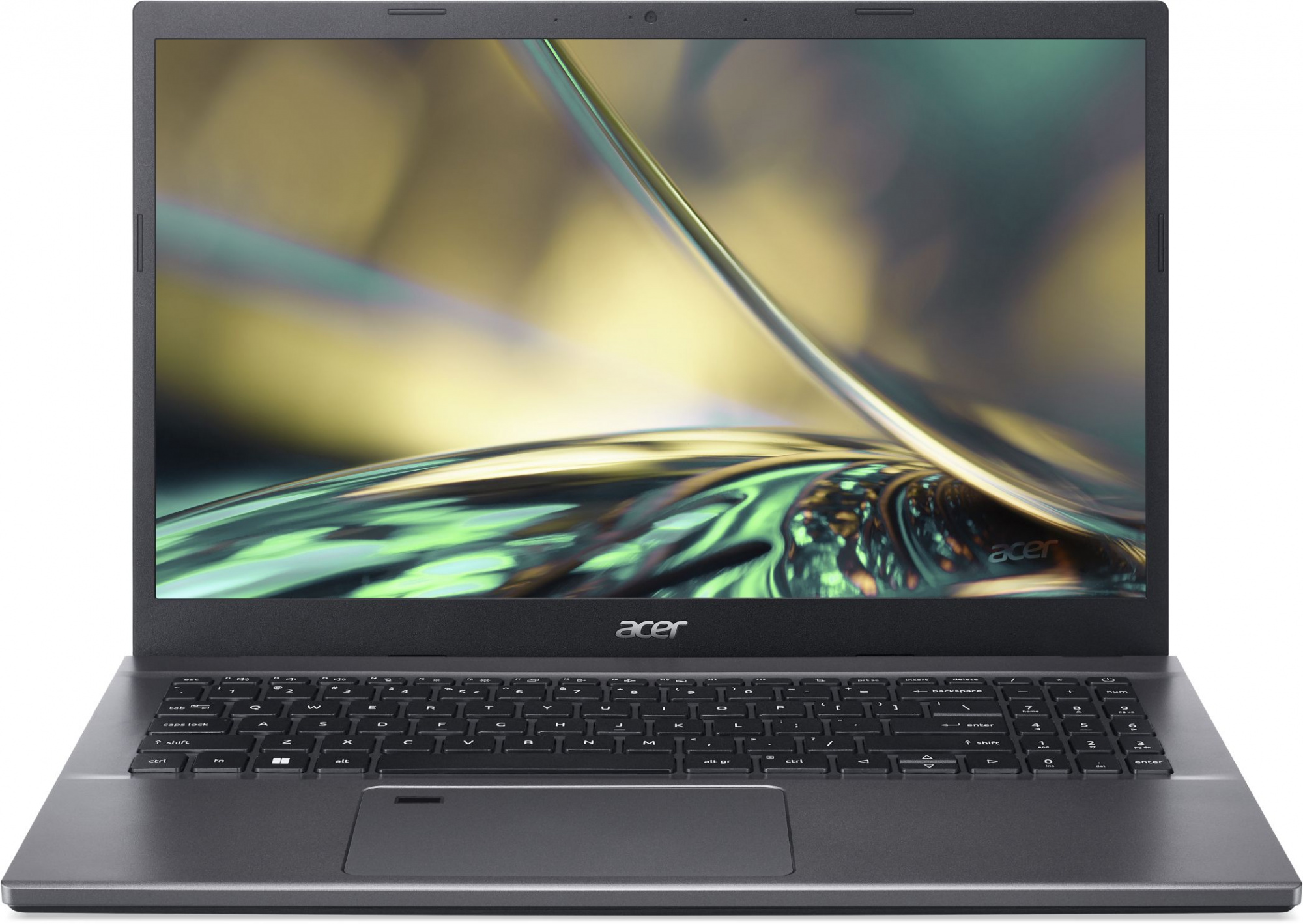 Картинка - Ноутбук Acer Aspire 5 A515-57-51W3 Core i5 1235U 16Gb SSD512Gb Intel UHD Graphics 15.6" IPS FHD (1920x1080) Eshell grey WiFi BT Cam