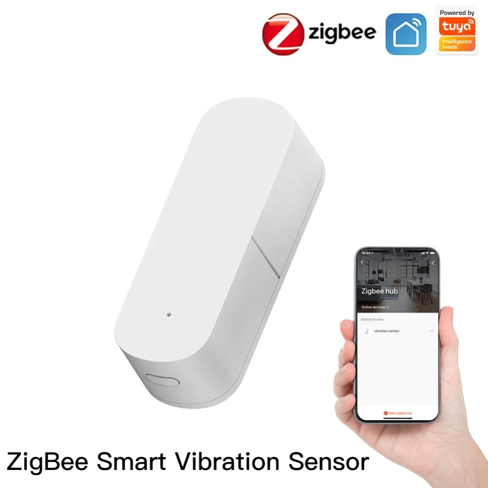 Купить Датчик вибрации MOES Vibration Sensor ZSS-Z-VBR, Zigbee, AAA 2шт х  1.5 V в интернет-магазине Неватека по выгодной цене с доставкой,  характеристики, фотографии - Санкт-Петербург