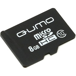 Micro SecureDigital 8Gb QUMO QM8GMICSDHC10NA {MicroSDHC Class 10}