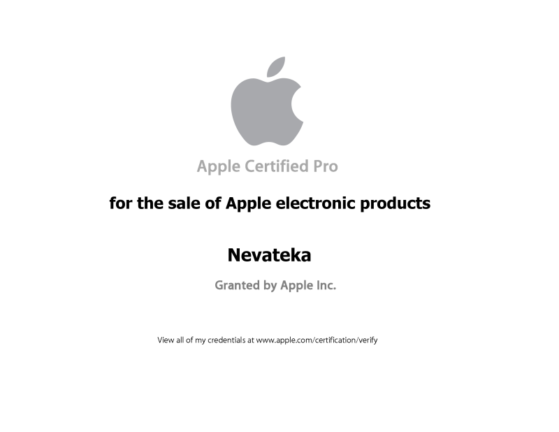 Сертифицированный партнёр Apple