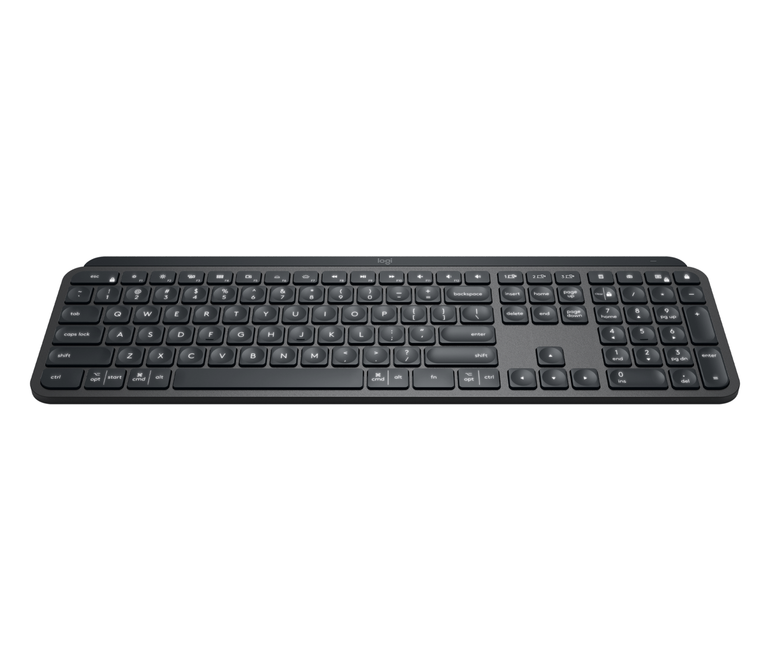 Купить Клавиатура беспроводная Logitech MX Keys GRAPHITE ЛАТИНИЦА  (подсветка, 2.4GHZ/BT) (арт. 920-009422, M/N: YR0073 / C-U0008) в  интернет-магазине Неватека по выгодной цене с доставкой, характеристики,  фотографии - Санкт-Петербург