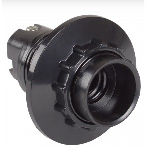 Iek EPK21-04-01-K01 Пкб14-04-К11 Патрон карболитовый с кольцом, Е14, черный, стикер на изделии, IEK