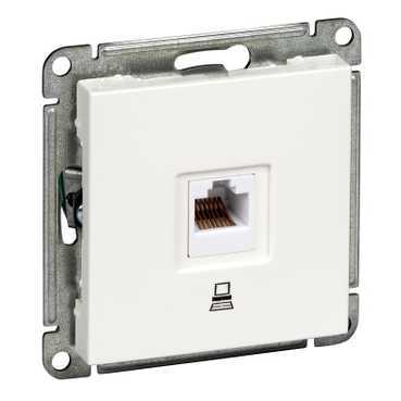 Systeme electric RSI-152K5E-1-86 W59 РОЗЕТКА компьютерная RJ45 кат.5E, механизм, БЕЛЫЙ