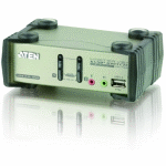 Переключатель электронный ATEN 2-Port PS/2-USB VGA/Audio KVMP™ Switch with OSD (CS1732B-A7-G)