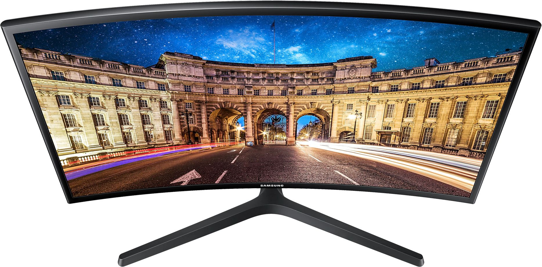 Изогнутый монитор. Samsung c24f396fhi 23.5