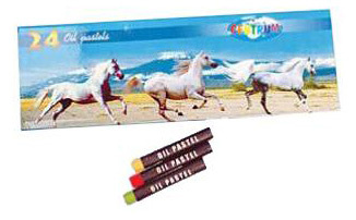 Масляная пастель 80591 24цв. картон.кор.