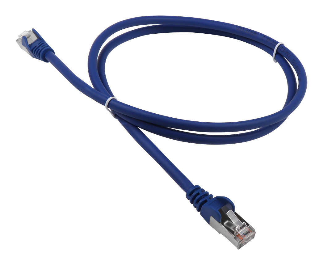 Картинка - Патч-корд Lanmaster LAN-PC45/S5E-3.0-BL вилка RJ-45-вилка RJ-45 кат.5е 3м синий LSZH (уп.:1шт)