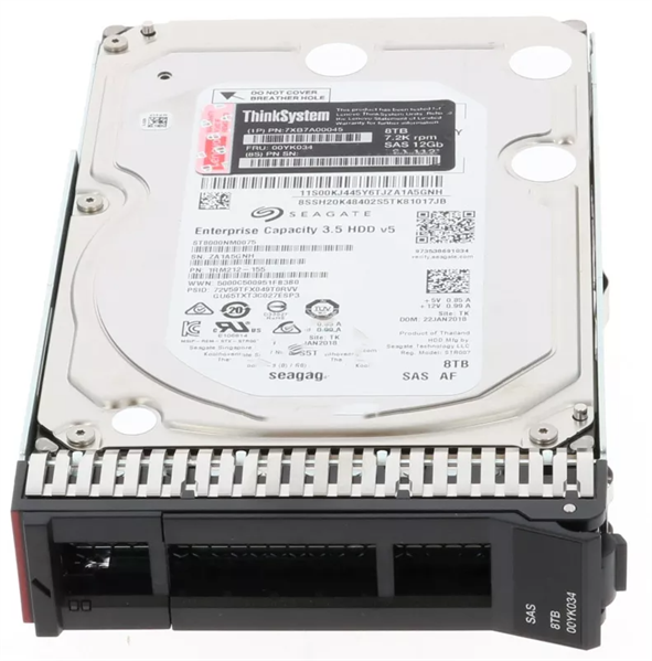 Картинка - Жестикй диск Lenovo TCH ThinkSystem 3.5" 8TB 7.2K SAS 12Gb Hot Swap 512e HDD (SR570/SR590/SR250/ST250/SR630/SR550/SR650/SR550) (7XB7A00045) 7XB7A00045