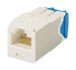 Модуль Panduit CJ6X88TGAW информационный Mini-ComRJ45 кат.6A UTP бел.