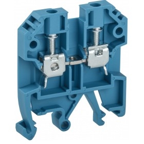 IEK YZN30-004-K07 Клемма винтовая КВИ-4мм2 синяя