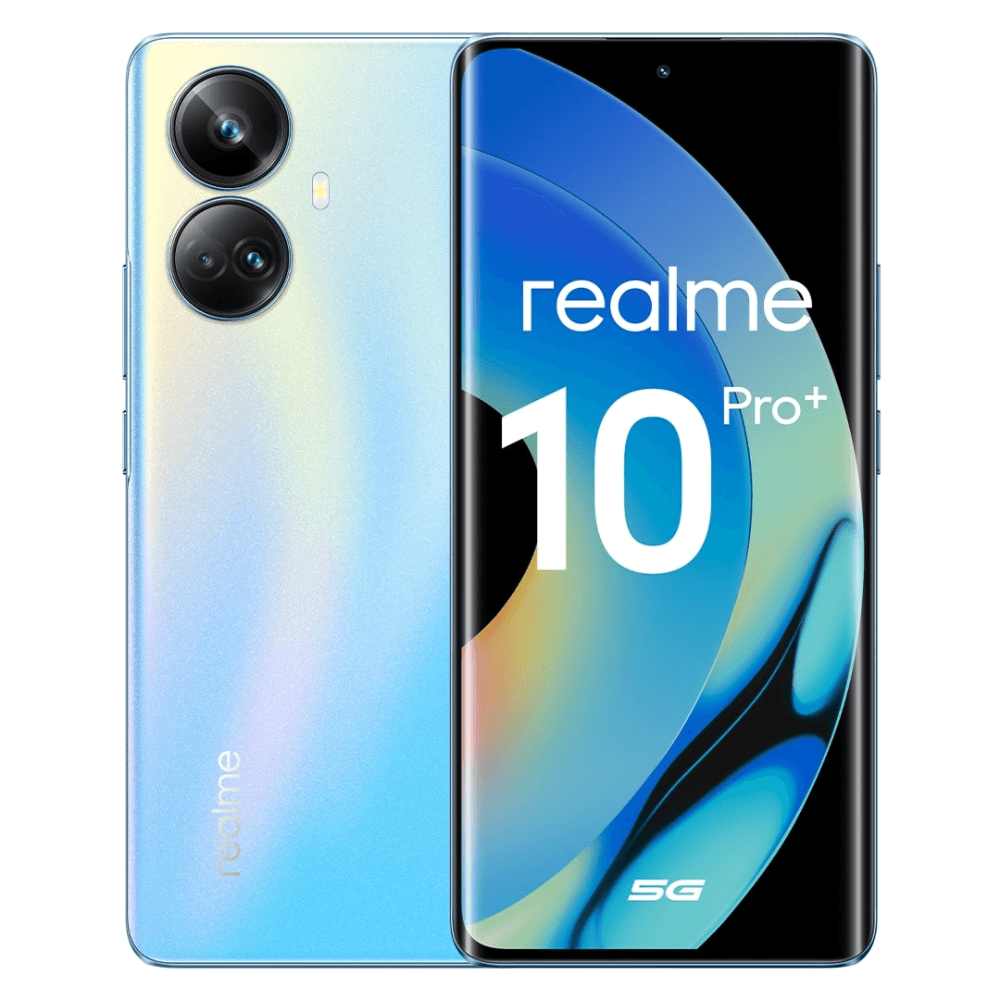 Купить СМАРТФОН REALME RMX3686 (realme 10 Pro+ 5G) 8+128 ГБ ЦВЕТ: ГОЛУБОЙ  (NEBULA BLUE) в интернет-магазине Неватека по выгодной цене с доставкой,  характеристики, фотографии - Санкт-Петербург