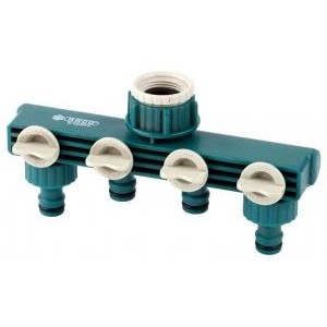 Распределитель RACO 4250-55258C  4хканальный original резьба внешняя-наконечник 1/2''x3/4''