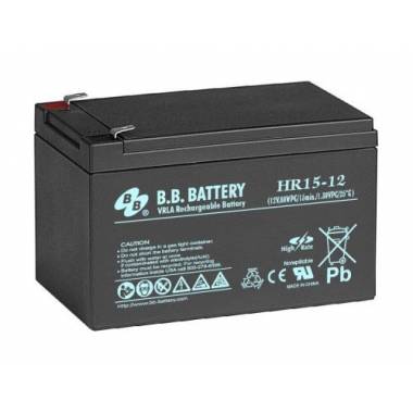 Аккумуляторная батарея B.B. Battery HR 15-12 (12В 15Ач ДхШхВ 151x98x94 мм, масса 4,2 кг) клеммы F2