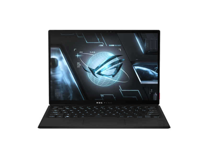 Картинка - Ноутбук ASUS ROG Flow X13 GZ301ZC-LD092W Core i7-12700H/16Gb/512GB SSD/13.4 IPS  touch/RTX 3050  4Gb/WebCam 8 MPix/Windows 11 ENG/1,3kg/RU_EN_KEYBOARD (90NR07Z1-M007D0) 90NR07Z1-M007D0