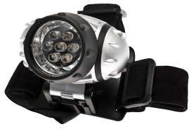 Фонарь налобный Космос H7LED черный/серебристый лам.:светодиод. AAAx3 (KOC-H7-LED)