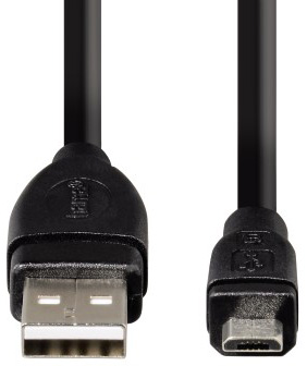 Кабель Hama 00054587 USB A(m) micro USB B (m) 0.75м черный