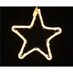 NEON-NIGHT (501-211) Фигура FM-001 "Звездочка" {белая, 30*28 см}
