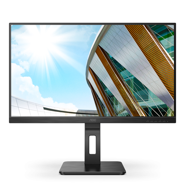 Картинка - Монитор 27" AOC Q27P2CA 2560x1440 75Гц IPS LED 16:9 4ms HDMI DP 1xUSB-C/4xUSB3.2 50M:1 1000:1 178/178 300cd Tilt HAS Pivot Swivel Speakers 2*2W Black (Q27P2CA)