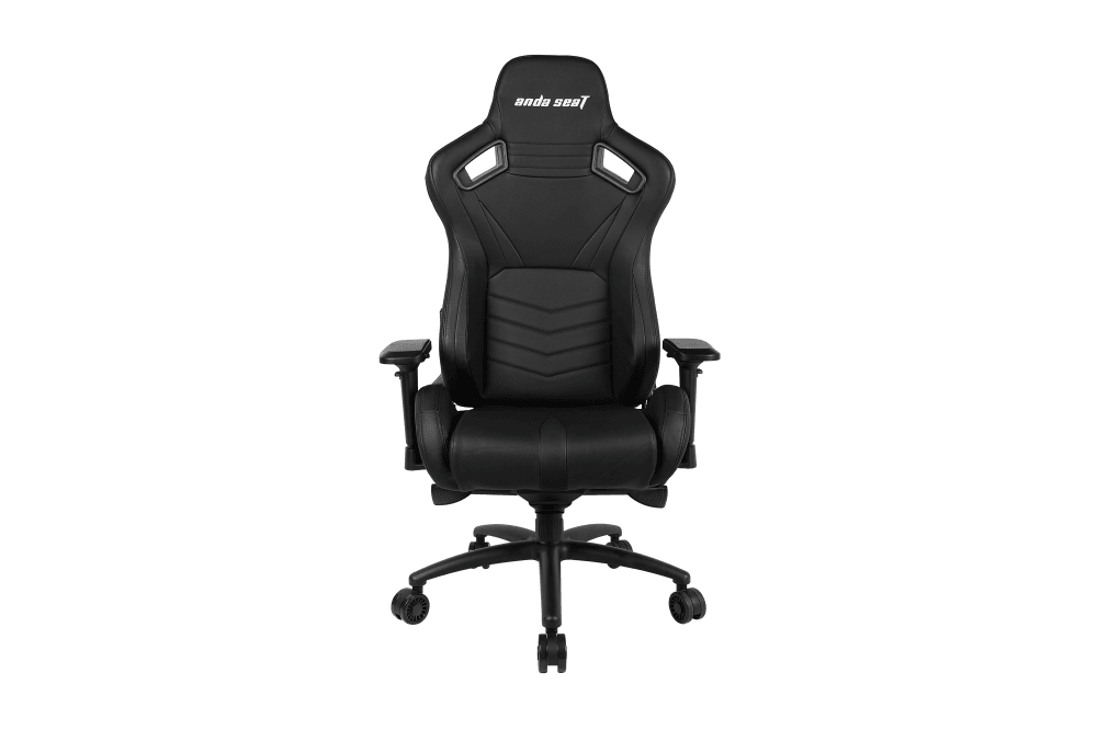 Кресло игровое Anda Seat Kaiser 2, цвет чёрный, размер XL (180кг), материал ПВХ (модель AD12XL)