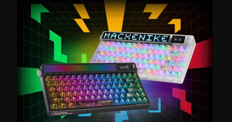 Machenike KT84 - Еще одна необычная механическая клавиатура.