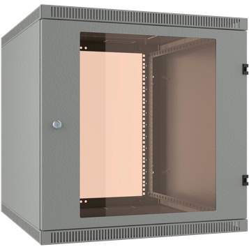 Шкаф коммутационный C3 Solutions WALLBOX LIGHT (NT176960) настенный 6U 600x350мм пер.дв.стекл несъемн.бок.пан. направл.под закл.гайки 40кг серый 300мм 13кг 340мм IP20 сталь