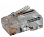 Коннектор RJ12 д/кабеля 6-ти контактный, 100 шт. (TWT-PL12-6P6C/100)