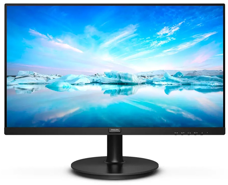 Картинка - Монитор 23,8\\\'\\\' Philips 241V8L 1920x1080 75Гц VA LED 16:9 4ms D-Sub HDMI Mega Infinity DCR 3000:1 178/178 250cd Tilt Black (241V8L/01) 241V8L/01