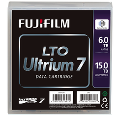 Ленточный носитель данных Fujifilm Ultrium LTO7 RW 15TB (6Tb native) bar code labeled Cartridge (for libraries & autoloaders) (analog C7977A + Label) (18545)