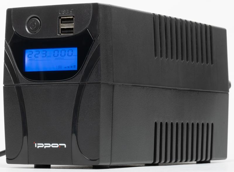 Обзор линейно-интерактивного ИБП Ippon Back Power Pro II 800 с ЖК-дисплеем и встроенным 5-вольтовым ЗУ