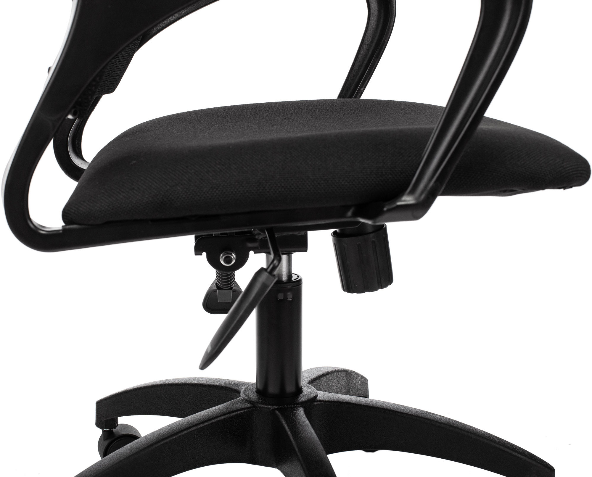 Кресло оператора officespace sp m96 ткань спинка сетка черная сиденье tw черная механизм качания