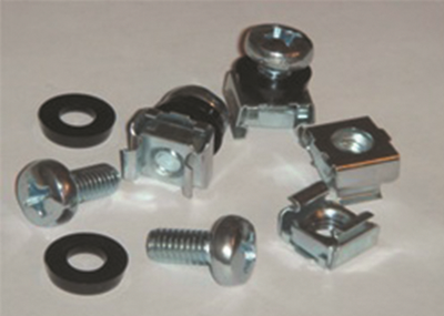 Комплект крепежный - винт, шайба, гайка для напольных 19" IT-корпусов ДКС серии CQE, 20шт DKC R5CNS20