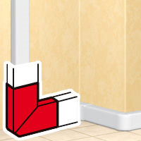 Угол плоский для 50х105 (010786)