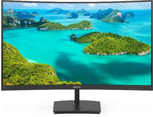 Картинка - Монитор 23,8\\\'\\\' Philips 245E1S 2560x1440 75Гц  IPS W-LED 16:9 4ms(GtG) VGA HDMI DP 50M:1 1000:1 178/178 250cd Tilt AMD Adaptive-Sync Black (245E1S/01) 245E1S/01