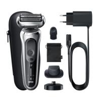 Бритва сетчатая Braun Series 7 71-S4200cs реж.эл.:3 питан.:аккум. черный/серебристый