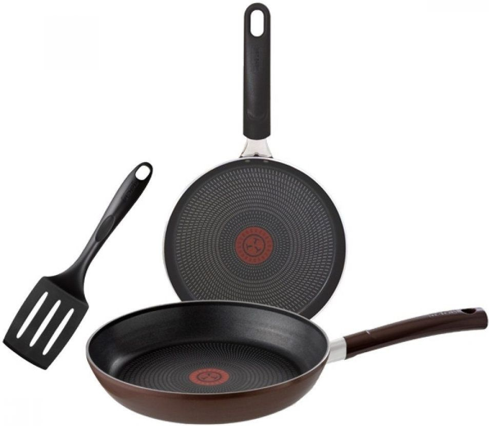 Набор сковородок. Набор посуды Tefal 04182810 tendance Brownie. Сковорода Tefal tendance Brownie. Сковорода Тефаль tendance Brownie 26. Сковорода Tefal tendance Brownie 24см (04182124).