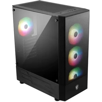 Корпус MidiTower MSI MAG FORGE 112R (ATX, 2xUSB 3.2, 4x120mm ARGB Fan, Front metal MESH, TG) (306-7G16X23-809)