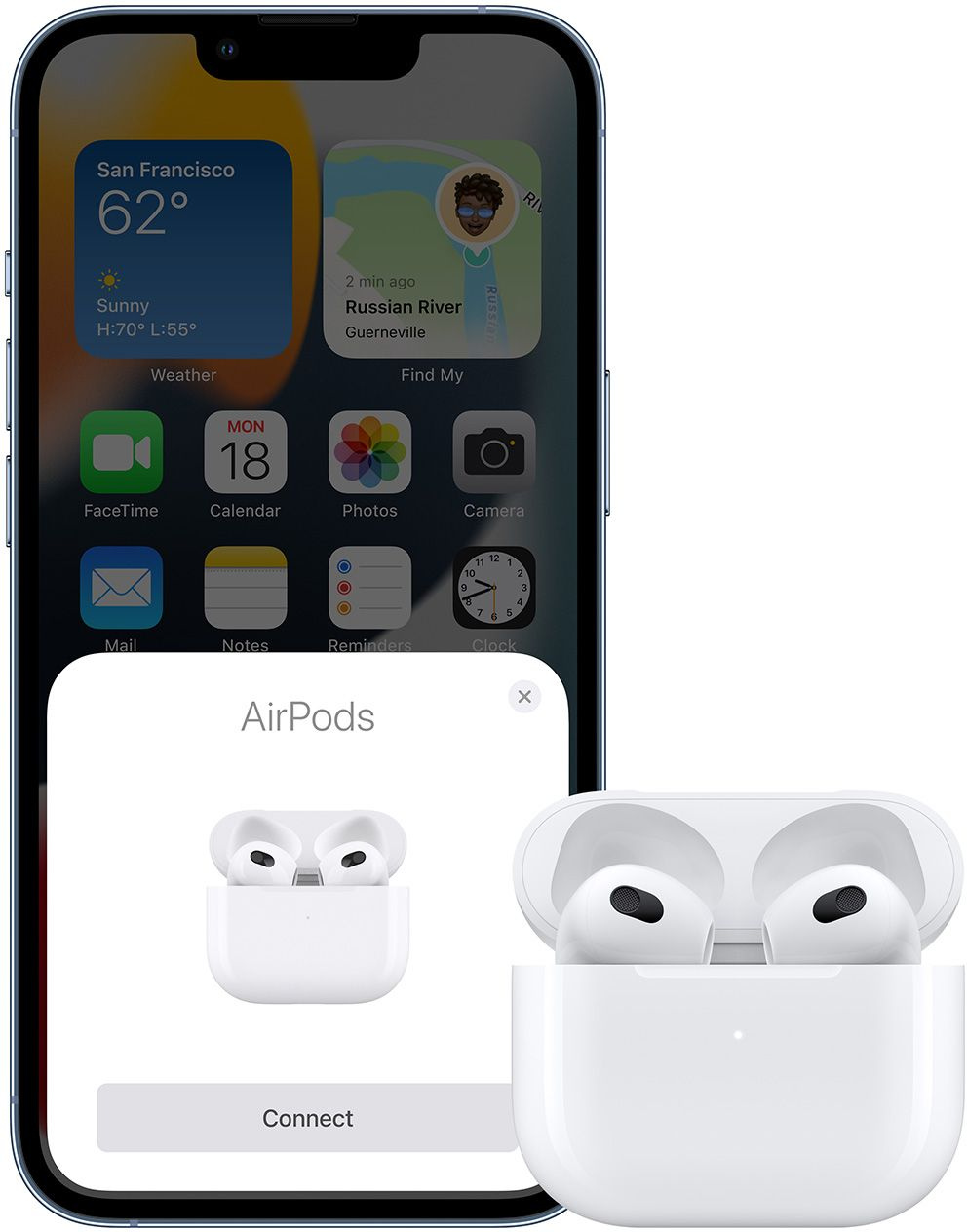 Купить Гарнитура вкладыши Apple AirPods 3 A2565,A2564,A2897 белый  беспроводные bluetooth в ушной раковине (MPNY3ZP/A) в интернет-магазине  Неватека по выгодной цене с доставкой, характеристики, фотографии -  Санкт-Петербург