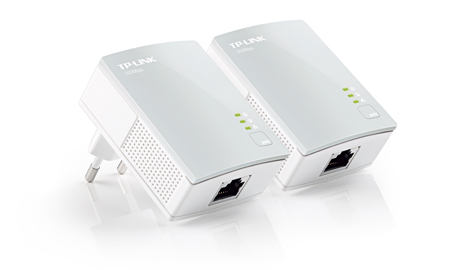 Картинка - Сетевой адаптер Powerline TP-Link TL-PA4010KIT AV600 Fast Ethernet