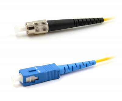 Патч-корд оптический TWT, PVC, симплексный, SC/UPC-FC/UPC, SM OS2, 1.0 м (TWT-SC-FC/SU-1.0)