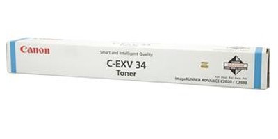 Тонер Canon C-EXV34 3783B002 голубой туба для копира iR C2020/C2025/C2030/C2220/C2225/C2230