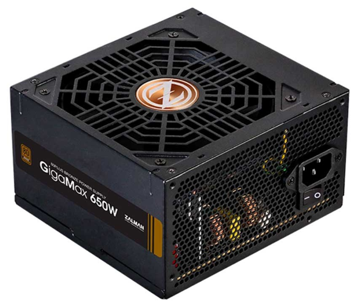 Картинка - Блок питания Zalman ZM650-GVII, 650W, ATX12V v2.31, EPS, APFC, 12cm Fan, 80+ Bronze, Retail (ZM650-GVII) ZM650-GVII