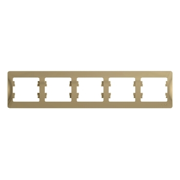 Systeme electric GSL000405 GLOSSA 5-постовая РАМКА, горизонтальная, ТИТАН