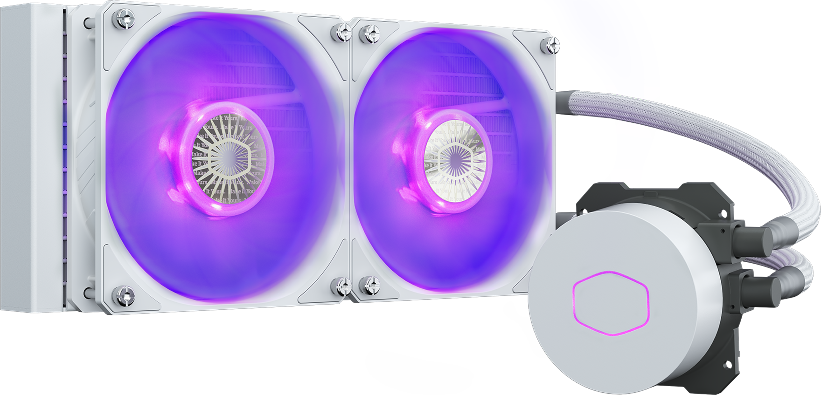 Cooler master white. Водяное охлаждение Cooler Master MASTERLIQUID ml240l RGB. MASTERLIQUID ml240l v2 RGB. Кулер Cooler Master ml240l v2. MASTERLIQUID ml240l RGB White.