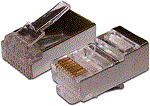 Коннектор Lanmaster (TWT-PL45/S-8P8C) FTP кат.5e RJ45 серебристый (упак.:100шт)