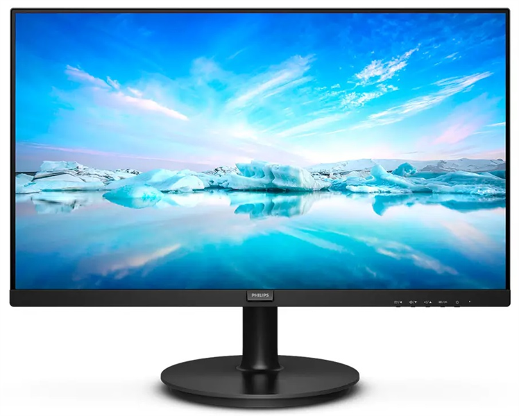 Картинка - Монитор 27" Philips 271V8LA 1920x1080 75 Гц VA W-LED 16:9 4ms(GtG) 4ms D-Sub HDMI Mega Infinity DCR 3000:1 178/178 250cd Tilt Speakers Black (271V8LA/00)