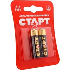 Батарейки СТАРТ LR6-BL2 BLUE 40/720, AA, 2 шт. в блистере